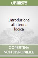 Introduzione alla teoria logica libro