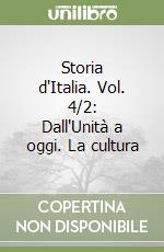 Storia d'Italia. Vol. 4/2: Dall'Unità a oggi. La cultura libro