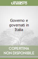 Governo e governati in Italia