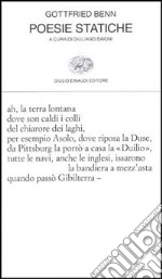 Poesie statiche libro