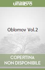 Oblomov Vol.2 libro