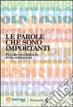 Le parole che sono importanti. Piccolo vocabolario della solidarietà libro