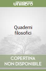 Quaderni filosofici libro