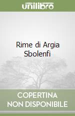 Rime di Argia Sbolenfi libro