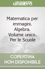 Matematica per immagini. Algebra. Volume unico. Per le Scuole libro