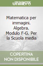 Matematica per immagini. Algebra. Modulo F-G. Per la Scuola media libro