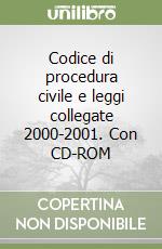 Codice di procedura civile e leggi collegate 2000-2001. Con CD-ROM libro