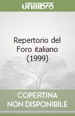 Repertorio del Foro italiano (1999) libro