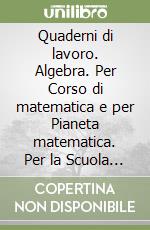 Quaderni di lavoro. Algebra. Per Corso di matematica e per Pianeta matematica. Per la Scuola media libro