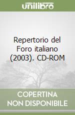 Repertorio del Foro italiano (2003). CD-ROM libro