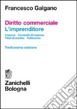 Diritto commerciale. Impresa. Contratti d'impresa. Titoli di credito. Fallimento libro