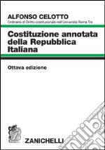 Costituzione annotata della Repubblica italiana libro