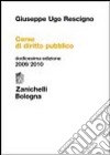 Corso di diritto pubblico libro