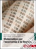 Matematica per l'economia e la finanza libro