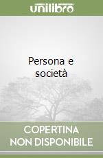 Persona e società libro