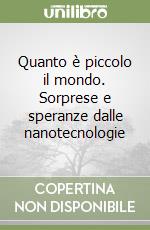 Quanto è piccolo il mondo. Sorprese e speranze dalle nanotecnologie libro