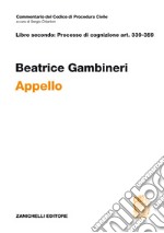 ART. 339-359. Appello libro