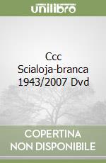 Ccc Scialoja-branca 1943/2007 Dvd libro