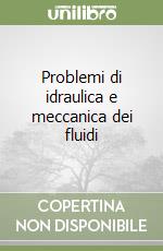 Problemi di idraulica e meccanica dei fluidi