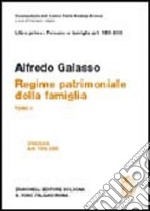 Libro primo: artt. 159-230. Regime patrimoniale della famiglia libro