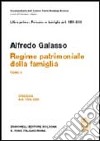 Libro primo: artt. 159-230. Regime patrimoniale della famiglia libro di Galasso Alfredo