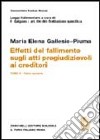 Commentario del codice civile legge fallimentare. Art. 64-66. Effetti del fallimento sugli atti pregiudizievoli ai creditori. Tomo II. Parte speciale libro