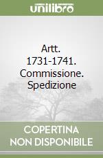 Artt. 1731-1741. Commissione. Spedizione libro