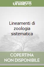 Lineamenti di zoologia sistematica libro