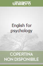 English for psychology