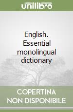 English. Essential monolingual dictionary libro