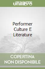 Performer Culture E Literature libro