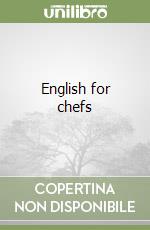 English for chefs libro