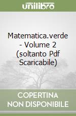 Matematica.verde - Volume 2 (soltanto Pdf Scaricabile)