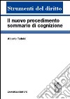 Il nuovo procedimento sommario di cognizione libro