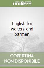 English for waiters and barmen libro