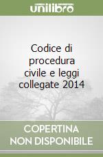 Codice di procedura civile e leggi collegate 2014 libro