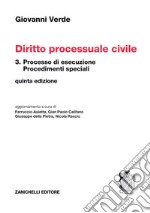 Diritto processuale civile. Vol. 3: Processo di esecuzione libro