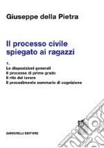 Il processo civile spiegato ai ragazzi. Per le Scuole superiori libro