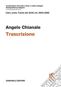 ART. 2643-2696. Trascrizione libro