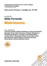 Art. 79-158. Matrimonio