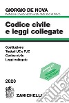 Codice civile e leggi collegate 2023 libro di De Nova Giorgio