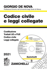 Codice civile e leggi collegate 2021. Con CD-ROM libro