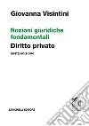 Nozioni giuridiche fondamentali. Diritto privato libro