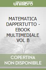 MATEMATICA DAPPERTUTTO - EBOOK MULTIMEDIALE VOL B libro