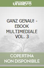 GANZ GENAU!  - EBOOK MULTIMEDIALE VOL. 3 libro