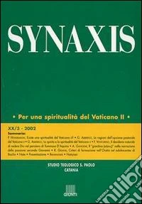 Quaderni di Synaxis. Vol. 20/3 libro
