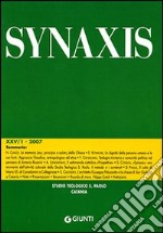 Quaderni di Synaxis. Vol. 25/1 libro