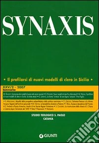 Quaderni di Synaxis. Vol. 25/2