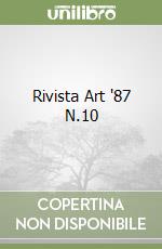 Rivista Art '87 N.10 libro