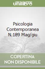 Psicologia Contemporanea N.189 Mag/giu libro